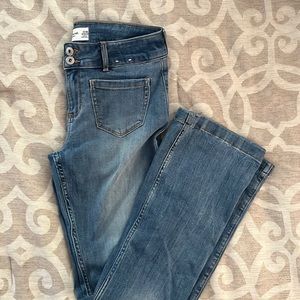 Abercrombie Kids low rise boot cut jeans